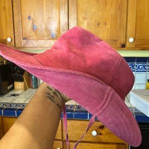 D & Y pink cowboy hat
